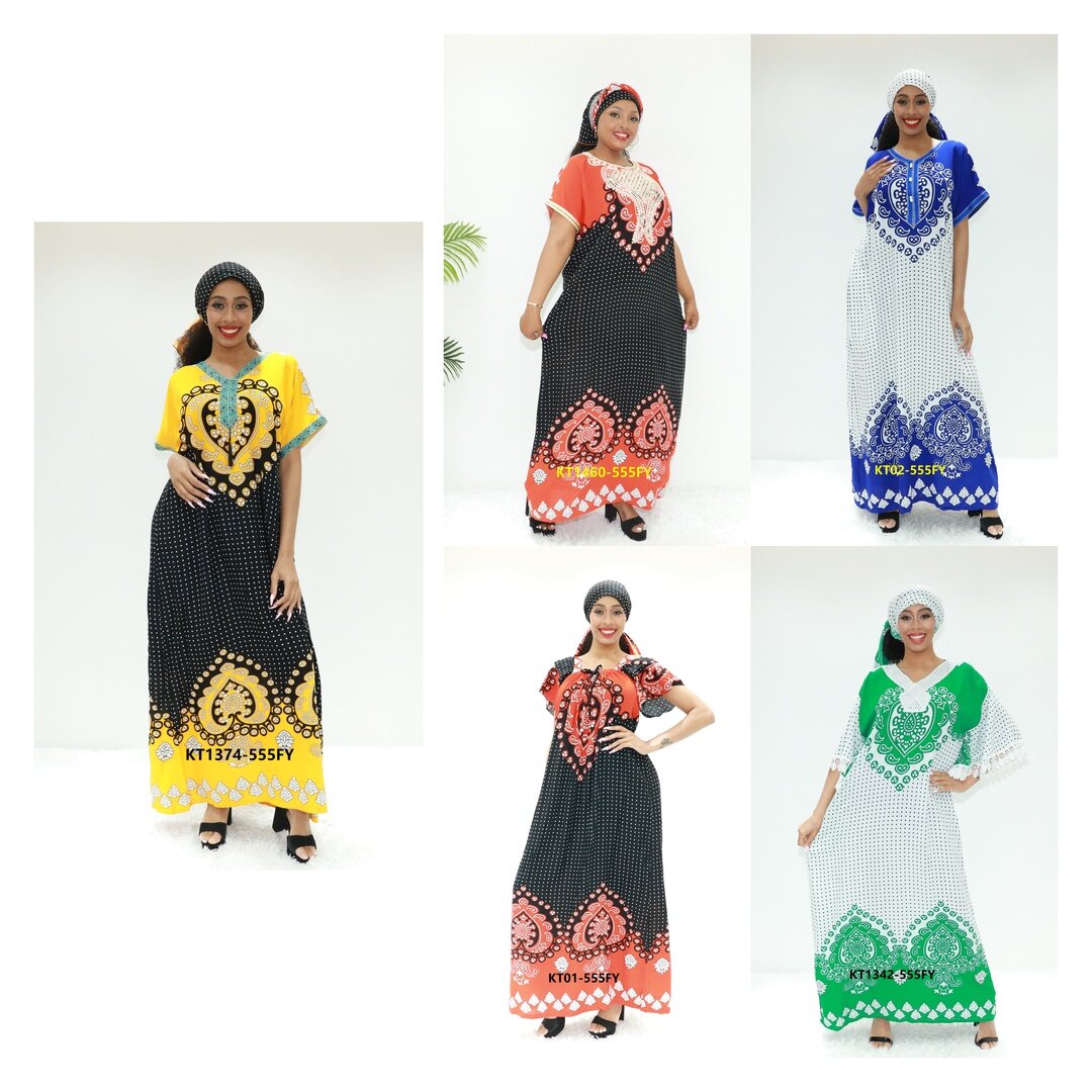 Ropa africana llanura abierta abaya ayfash kt1374-555fy ghana vestido musulmán abaya