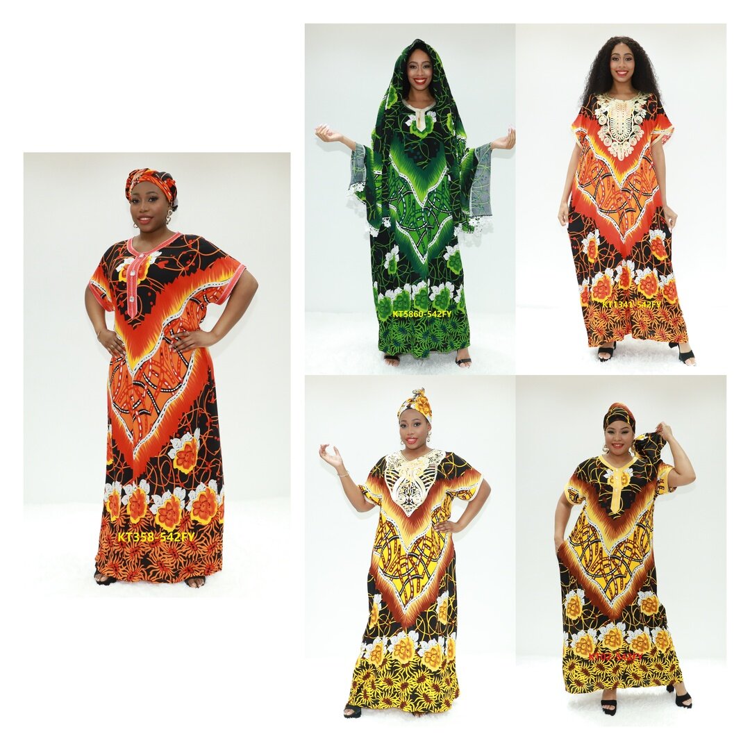 Afrika Kleid Kaftan Unkraut Rabatt Ay Fashion KT358-542fy Kamerun Muslim Kleid Boubou