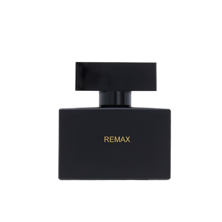 50ml Black Frosted Flat Square Perfume Bottle Wholesale Supplier