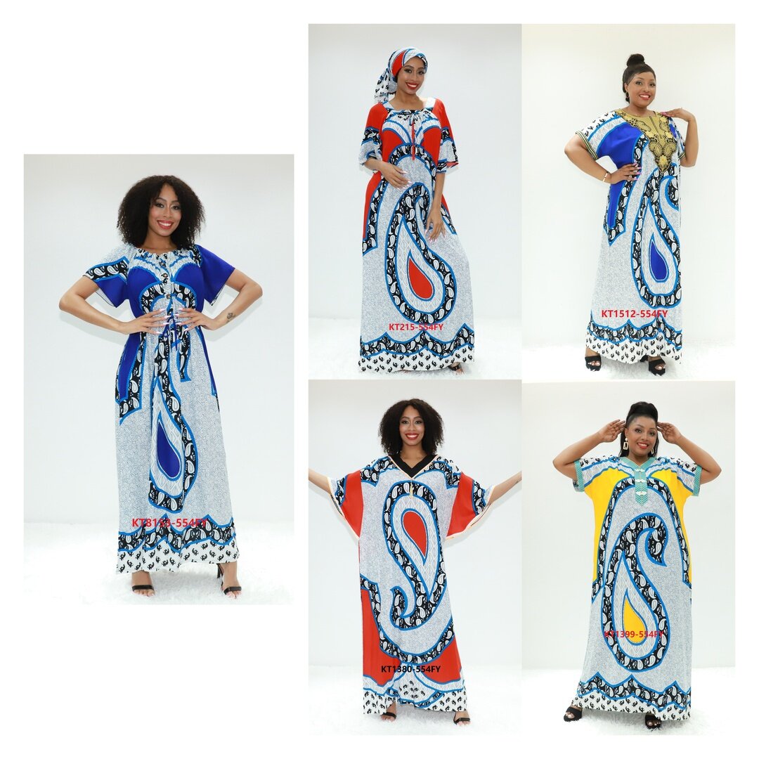 Vêtements islamiques vestido moi da noiva elegante kt8153-554fy ghana fashion dashiki robe