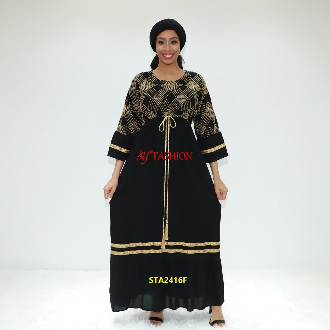 Africa Dress Tissu Caftan Bushed Love Sahara Sta2416f Tanzânia Roupas Dera