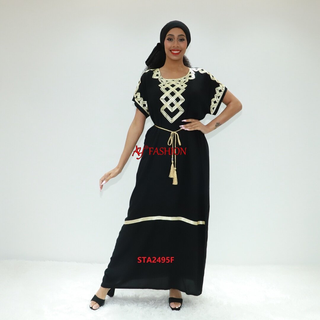 Vêtements africains Caftan Imprimé amour SAHARA STA2495F Cameroun Fashion Caftan