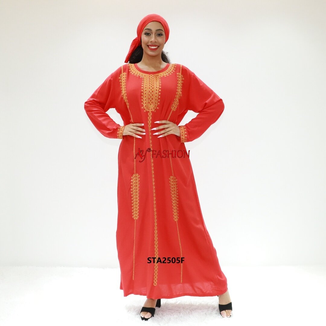 muslim clothing modelo africana STA2505F Togo kaftan dashiki dress