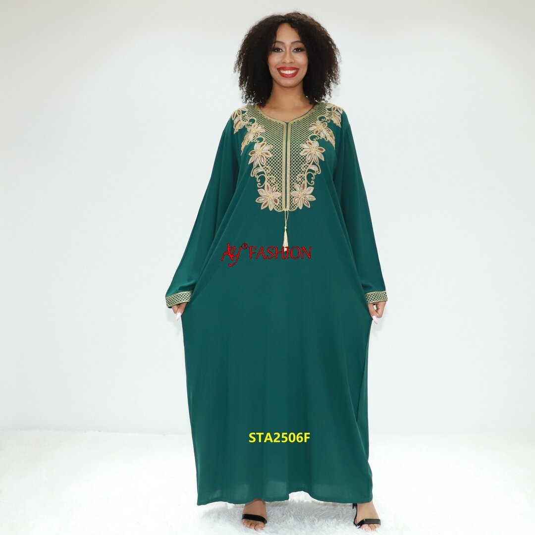 muslim women dress wine lace african boubou STA2506F Togo Fashion dashiki dress