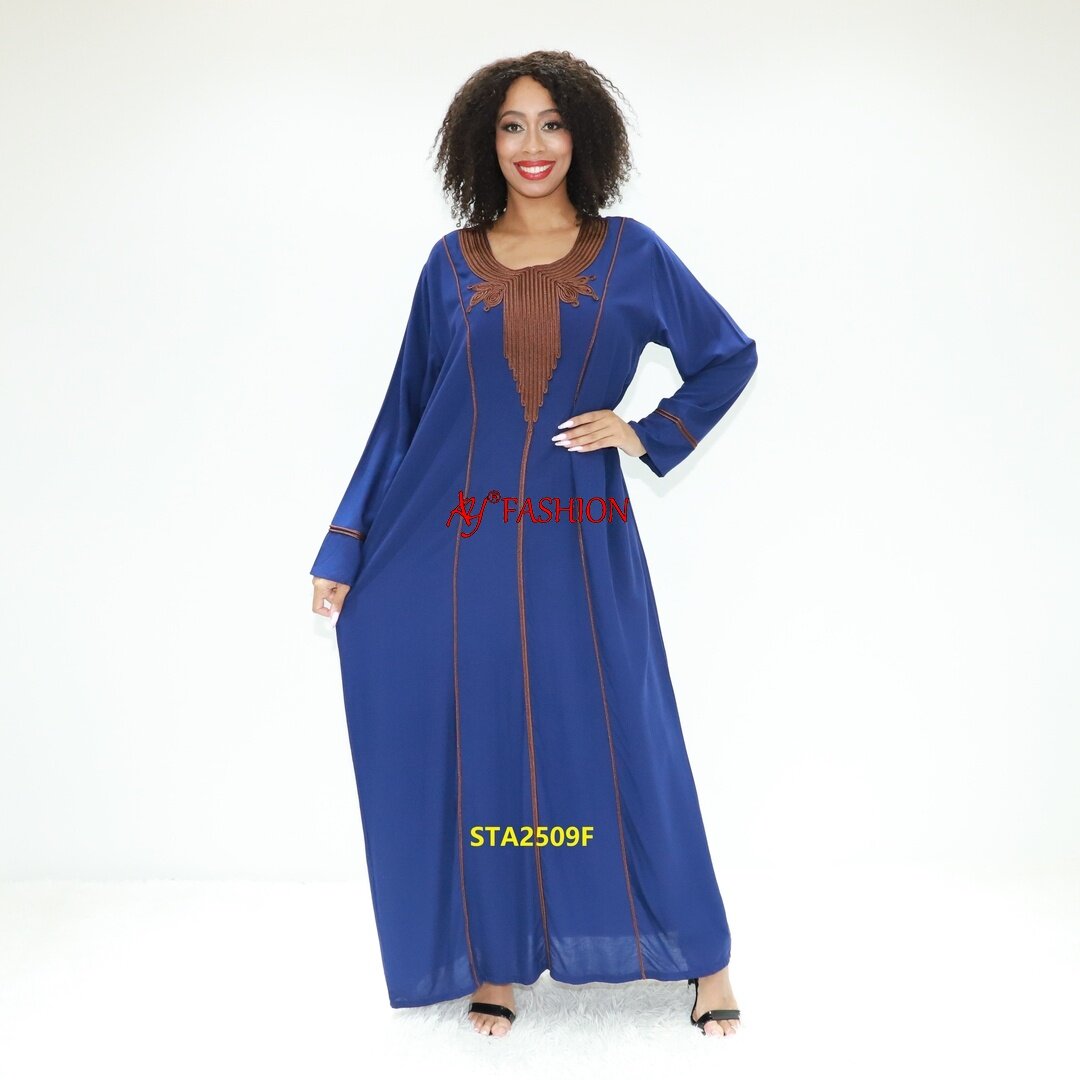 Islamic clothing abaya private label Love Sahara STA2509F Nigeria abaya kaftan