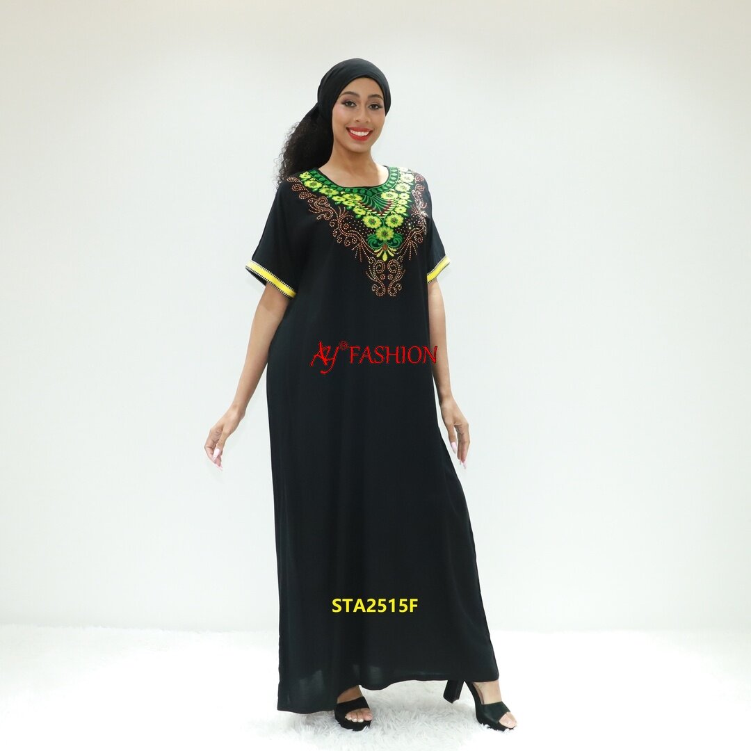 Vêtements musulmans Burka Livraison rapide Ay Fashion STA2515F Nigeria Abaya Robe ethnique