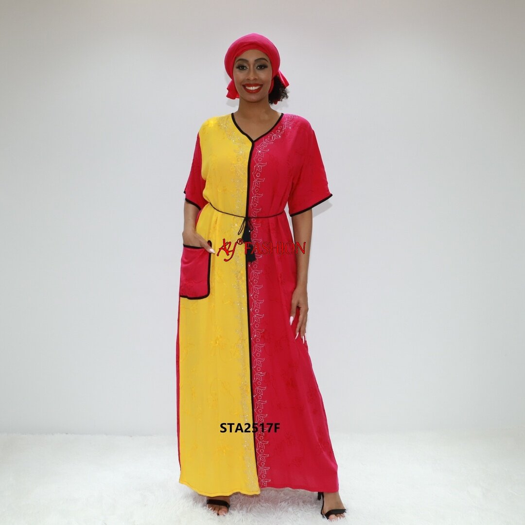 무슬림 여성 드레스 Donne Abaya Love Sahara sta2517f 콩고 패션 Dashiki 드레스