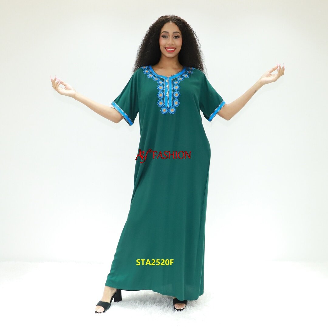 Muslimah Dress Abaya Cleaner Ay Fashion Sta2520f Tanzania Vestido musulmán Dera