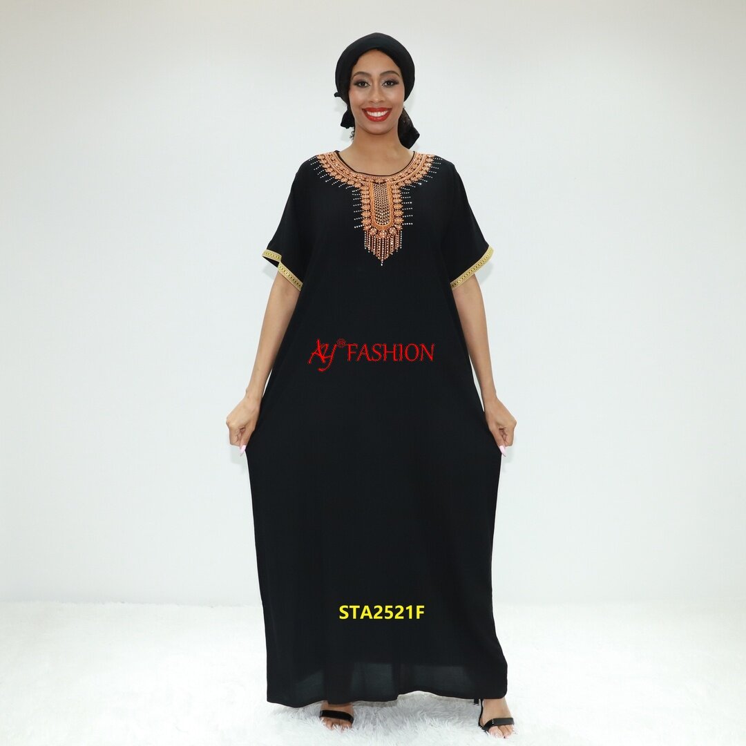 Woman Ethnic Wear Abaya Oração Ay Moda Sta2521F Tanzânia Kaftan étnic Dress