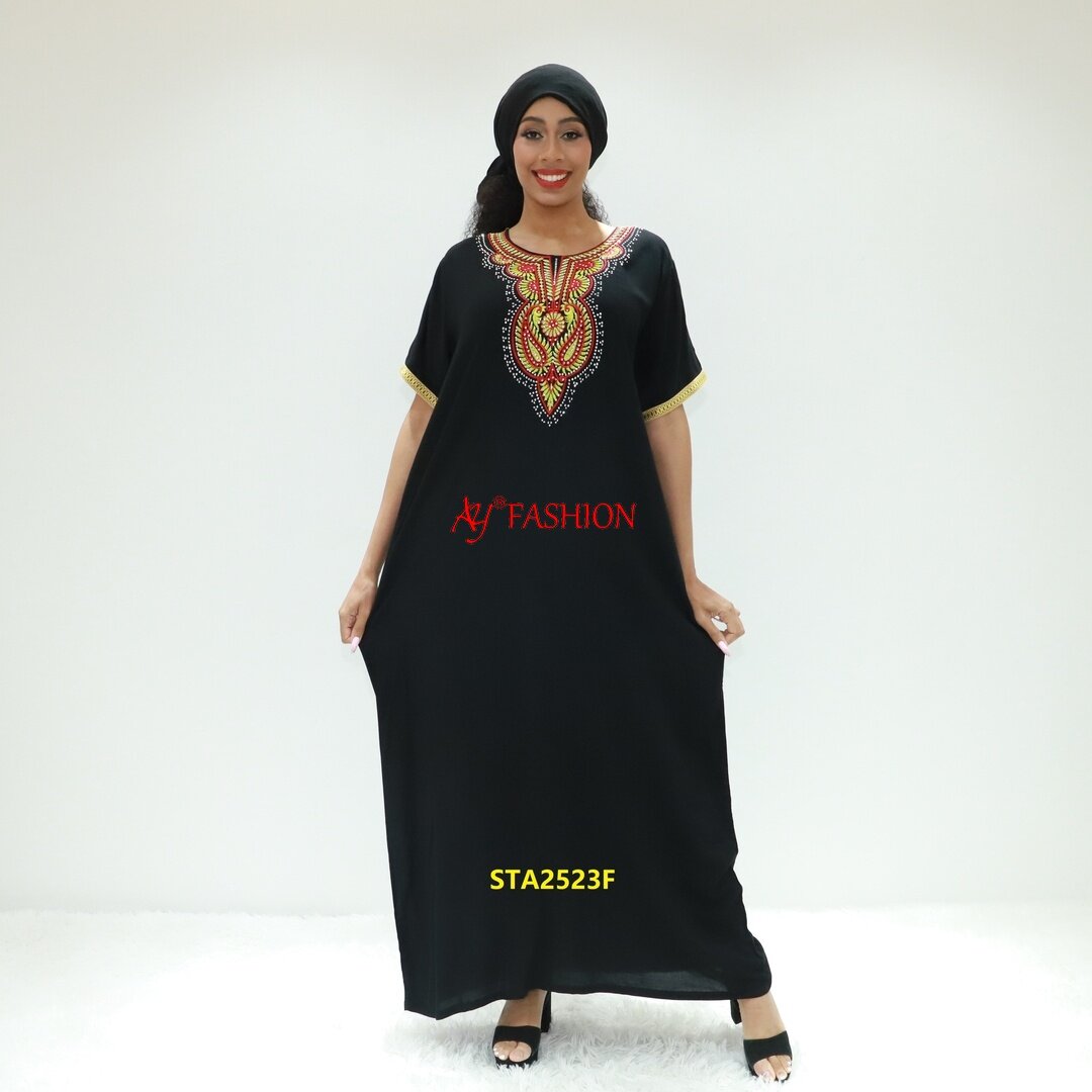 woman ethnic wear abaya jersey AY Fashion STA2523F Cameroon caftan Dera