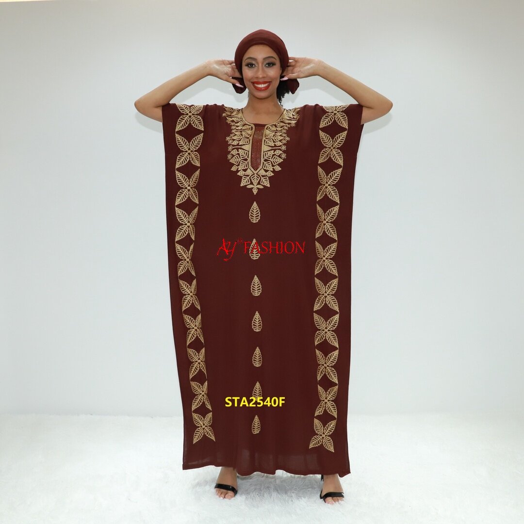 muslimah dress sudanese abaya AY Fashion STA2540F Togo kaftan ethnic dress