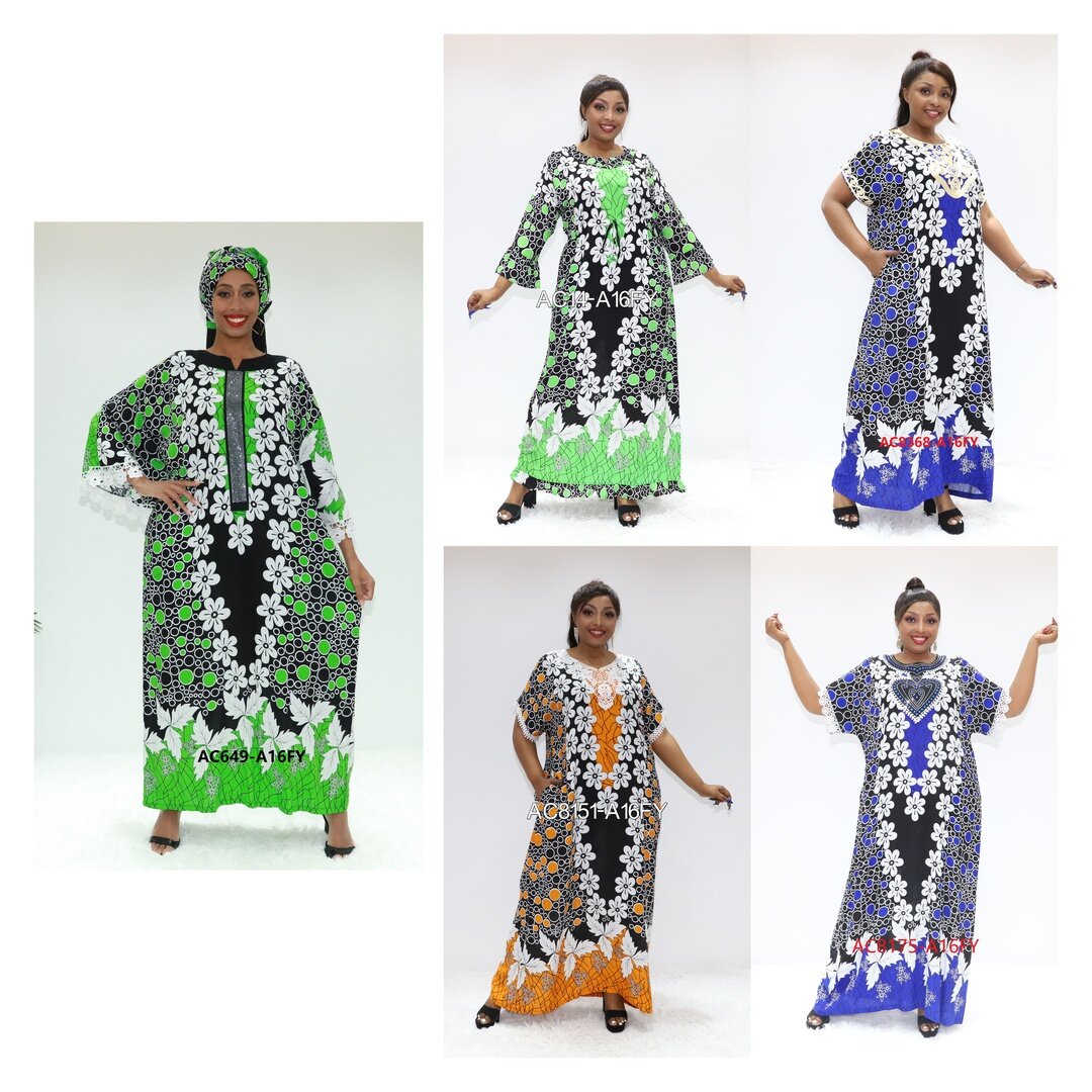 African dresses bright abaya con piedreria Love Sahara AC649-A16FY Ghana caftan abaya