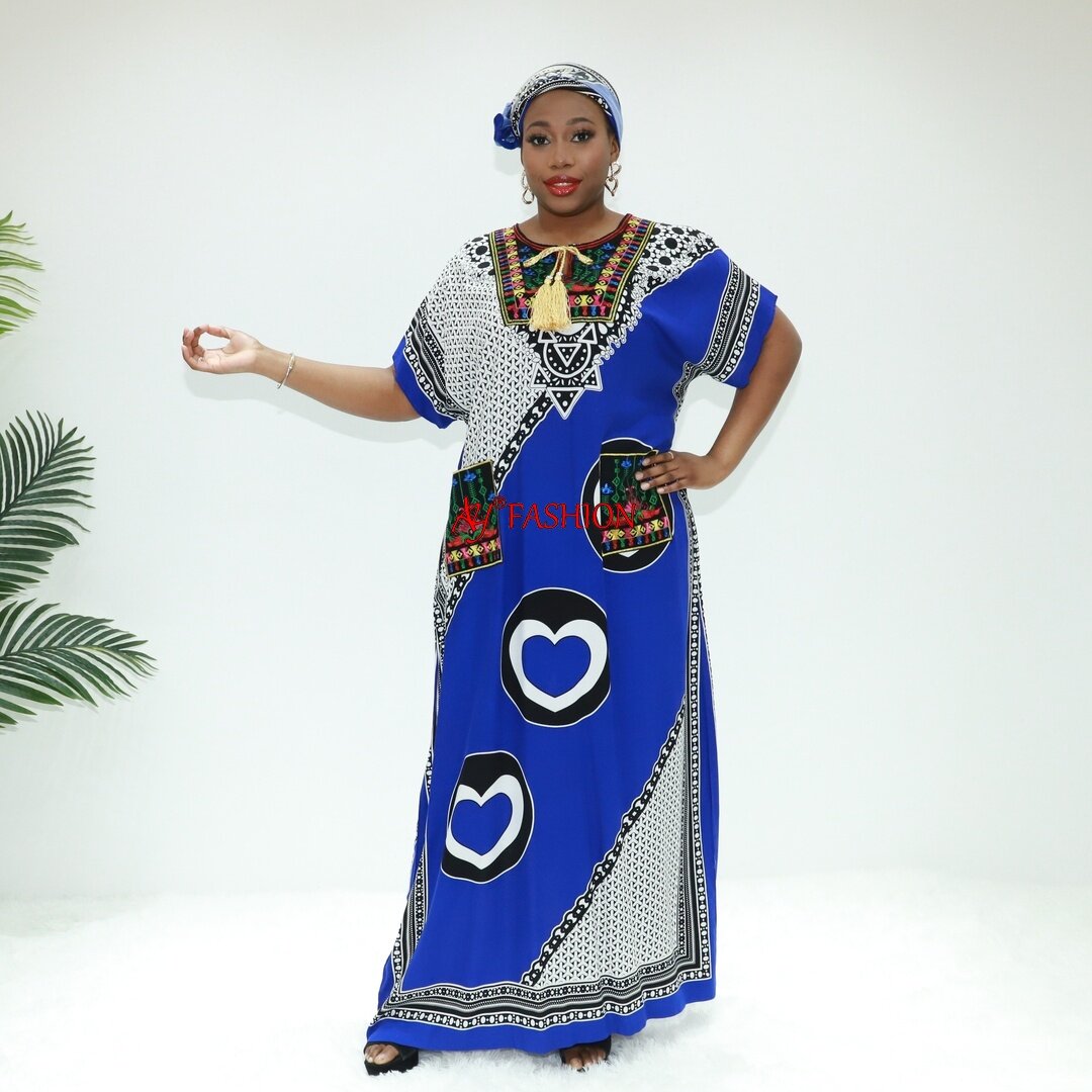 Vestidos africanos Garnitures abaya nova chegada Ay AC8518-B18FP Tanzânia abaya boubou