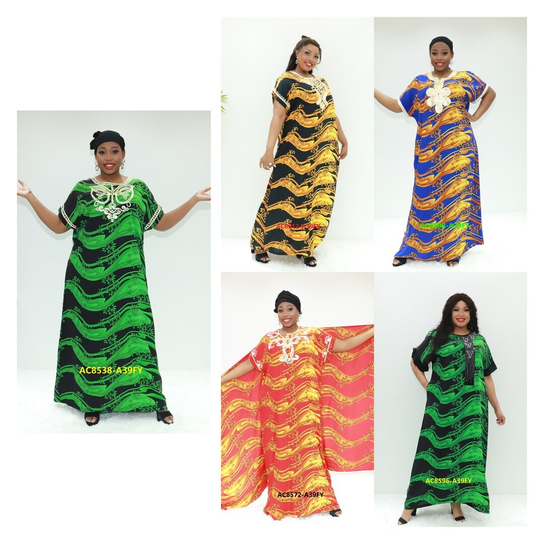 Roupas africanas Kaftan Dresses Ay Fashion AC8538-A39fy Gana Caftan abaya