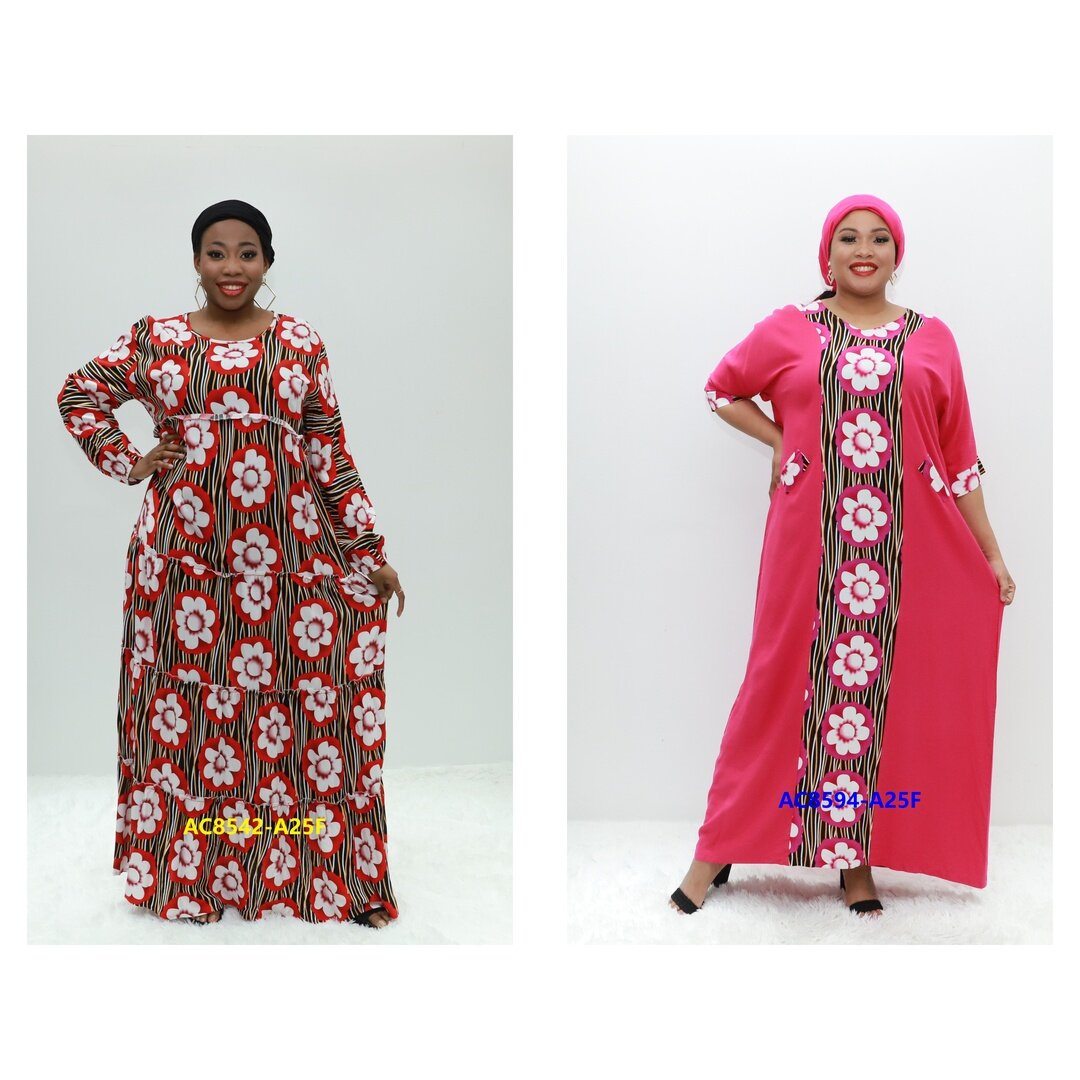 民族衣類Kaftan Hijab 2022 Love Sahara AC8542-A25F Cameroon Boubou Dera