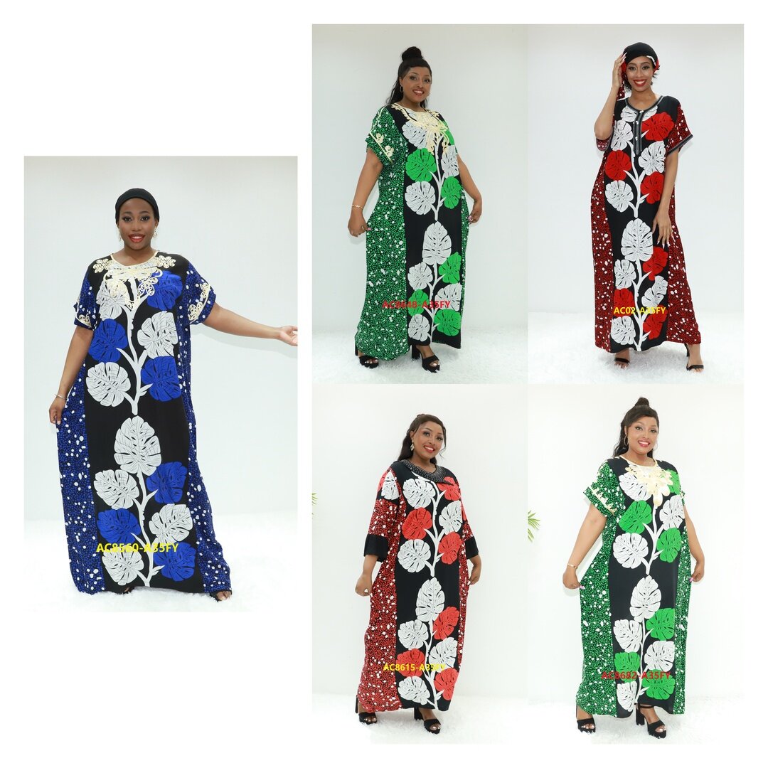 Afrika Kleid Boubou Kaftan Top Fashion Ay Fashion AC8560-A35fy Nigeria Boubou Dera