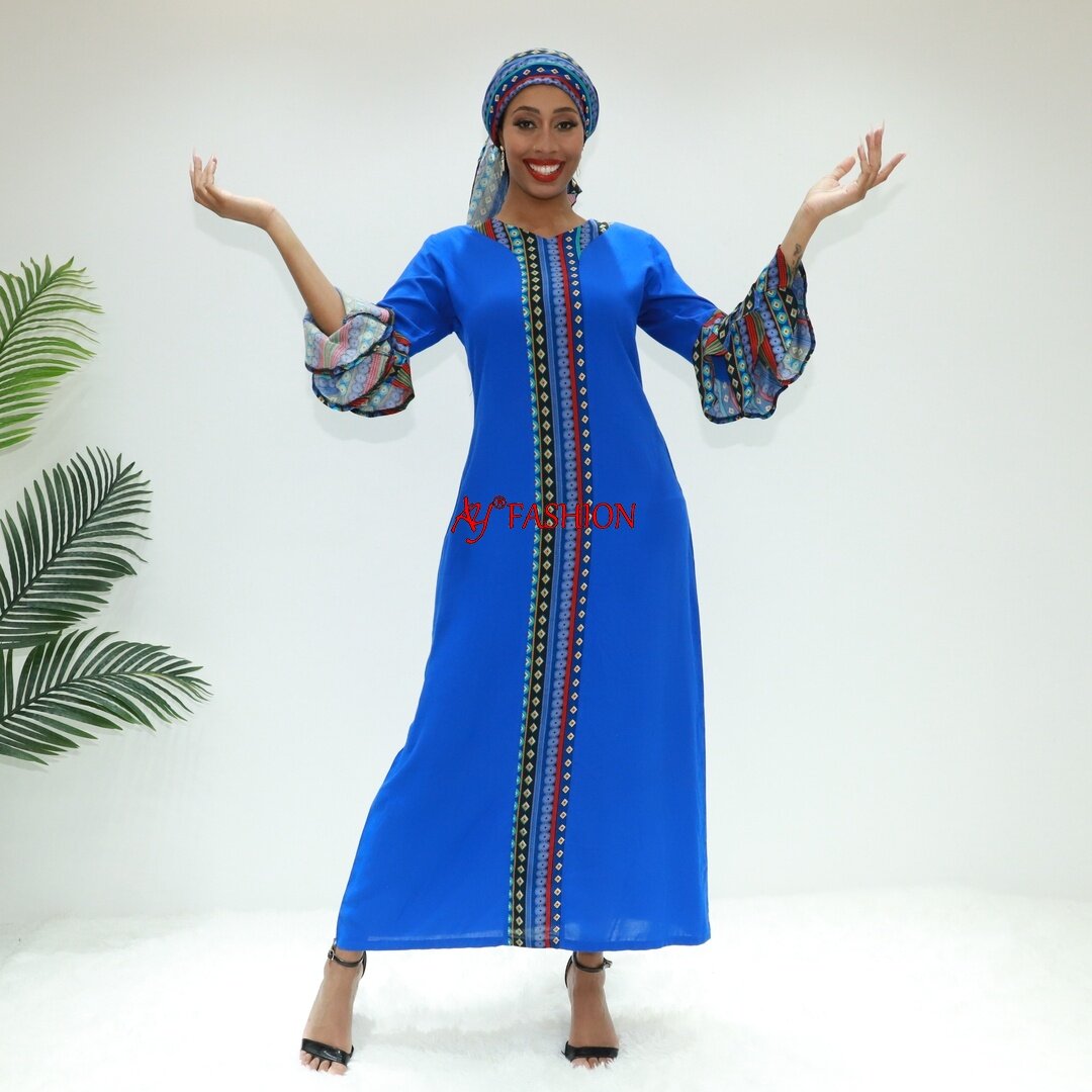 roupas étnicas Papua Nova Guiné Vestidos Ay Moda BLC40774F Abidjan Caftan Abaya