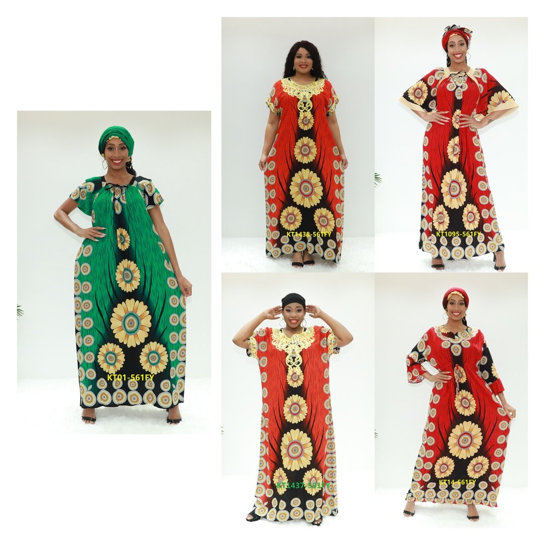 muslim women dress kente dress Love Sahara KT01-561FY Togo caftan Dera