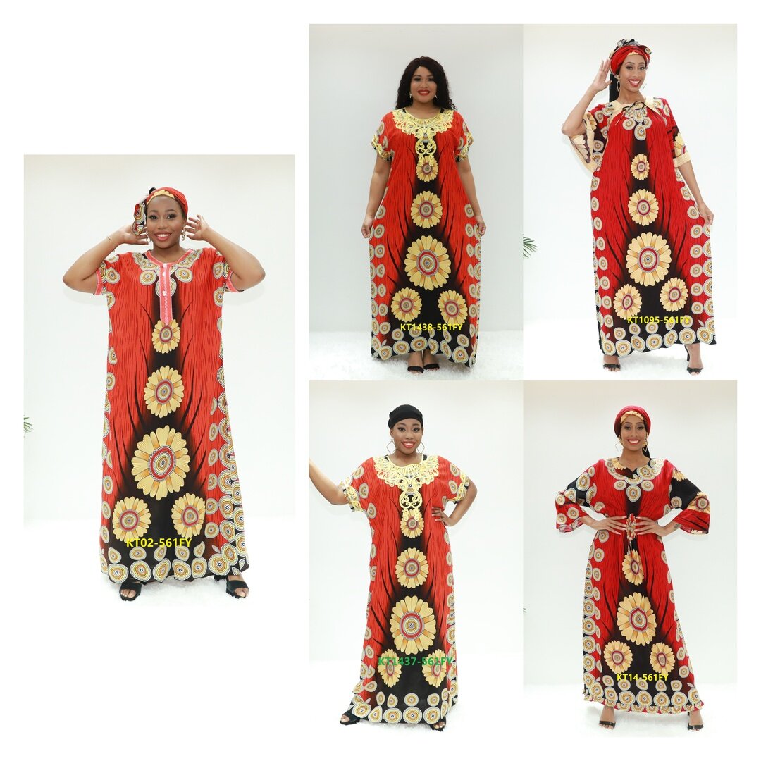 Robes africaines Abaya Bridal Style African Love Sahara KT02-561fy Abidjan Clothing Kaftan