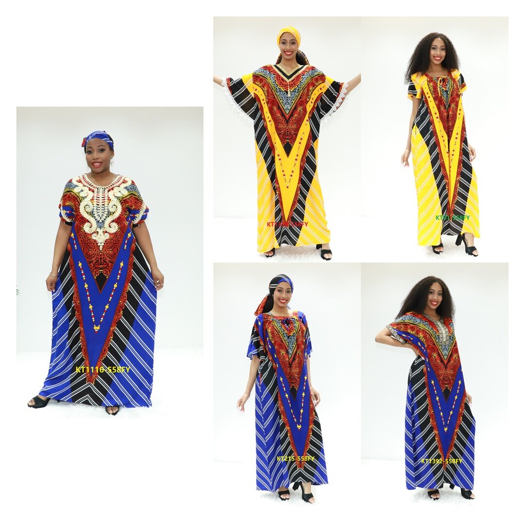 Vêtements musulmans Kaftan Beachwear KT1116-558 Nigeria Nigeria Dress Kaftan