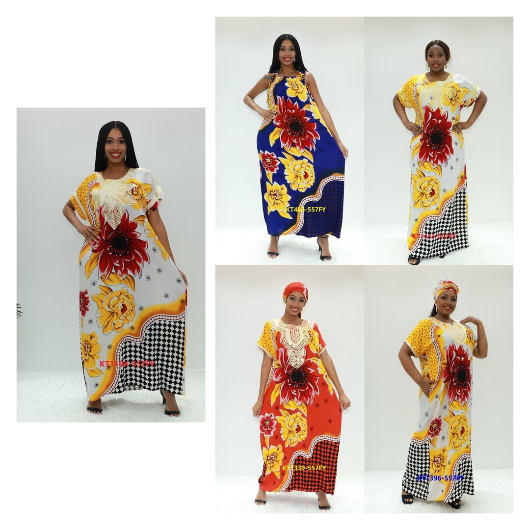 African clothing abaya dabric Love Sahara KT1194-557FY Congo abaya Africa printed dress