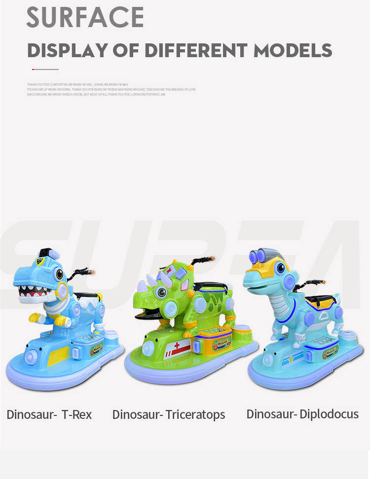 Amusement Equipment Indoor And Outdoor Park Kid'S Ride Battery Bumper Car Dinosaur-T Rex,Kids Bumper Car Indoor And Outdoor Playground Dinosaur Diplodocus Amusement Park For Kids Game Machine,Haojile Coin Operated Games Indoor Playground Equipment Amusement Park For Sale Battery Bumper Car