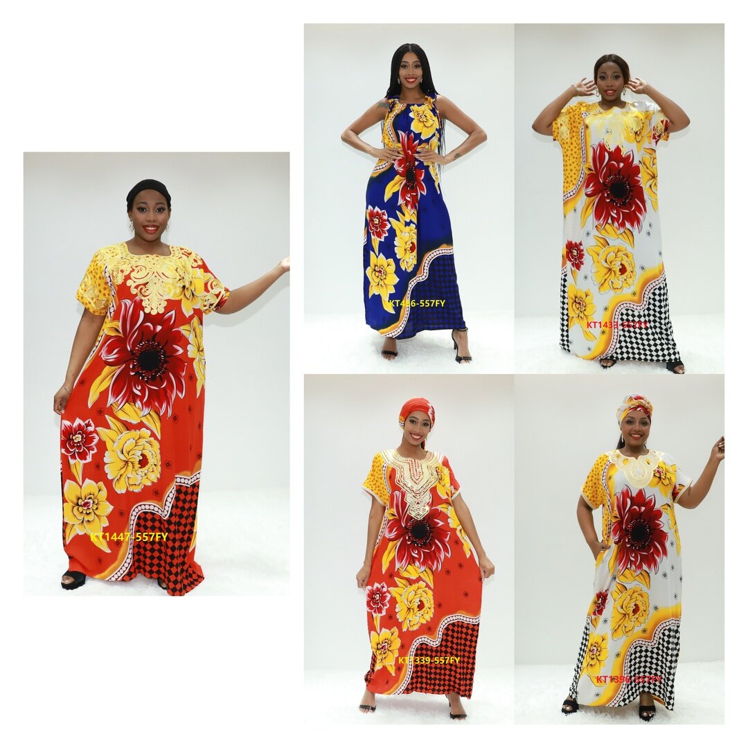 Africa Clothing Chiffon Dubai Abaya Ay Fashion KT1447-557FY Nigeria Fashion Dashiki Dress