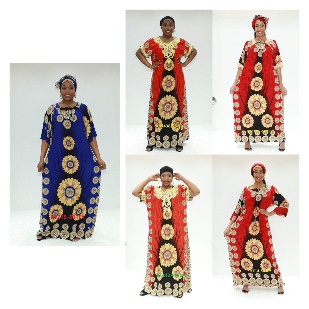 Les femmes musulmanes s'habillent Abaya Malaisie KT215-561 Nigeria Fashion Dera