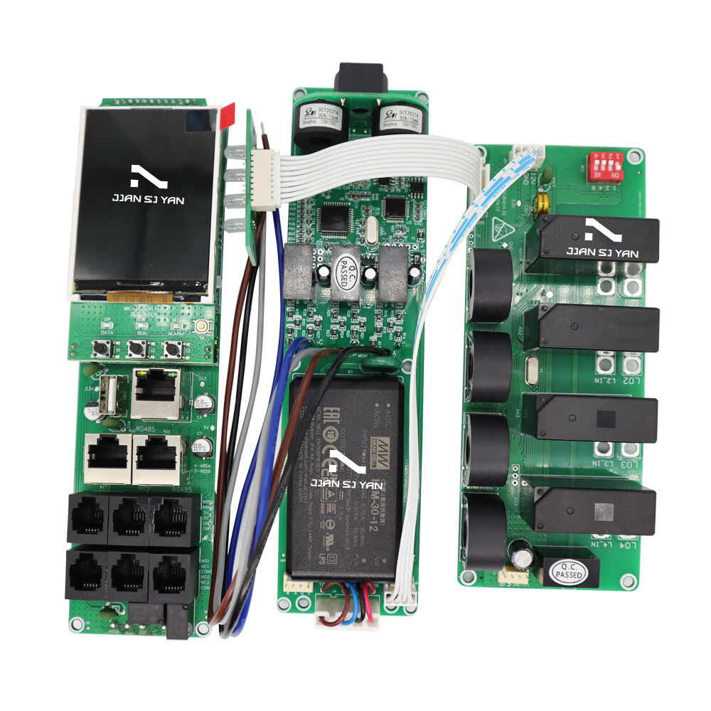 RS485 PDU Meter Support Hot Plug con RJ45 e porte di temperatura e umidità