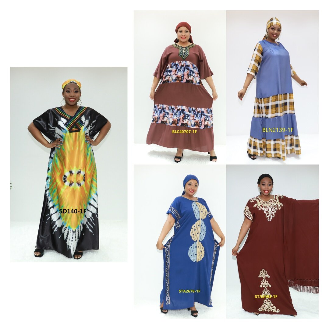 Africa dress abaya for wedding AY Fashion SD140-1F Ghana caftan ethnic dress