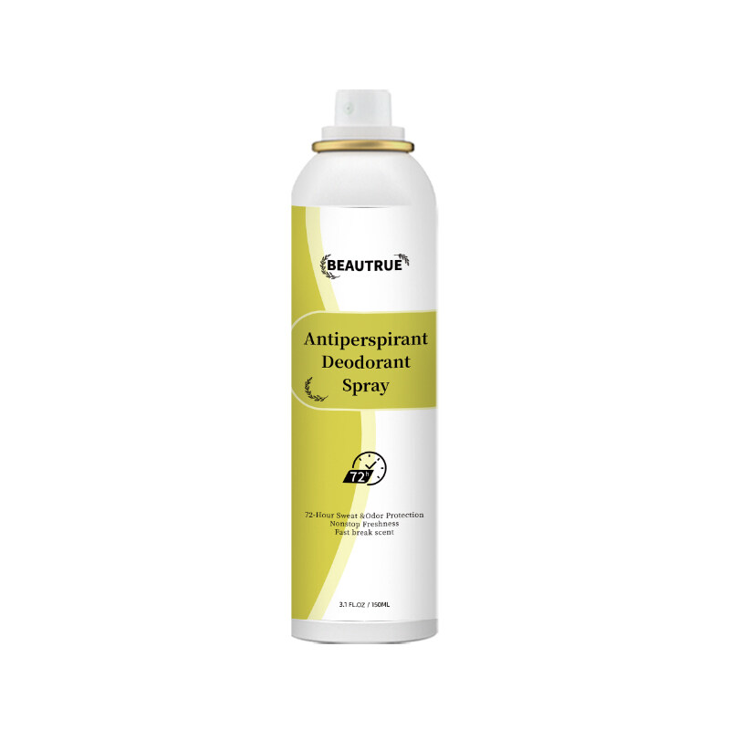 YOUR LOGO Antiperspriant Deodorant Spray Protects from Deodorant Stains Instantly Dry