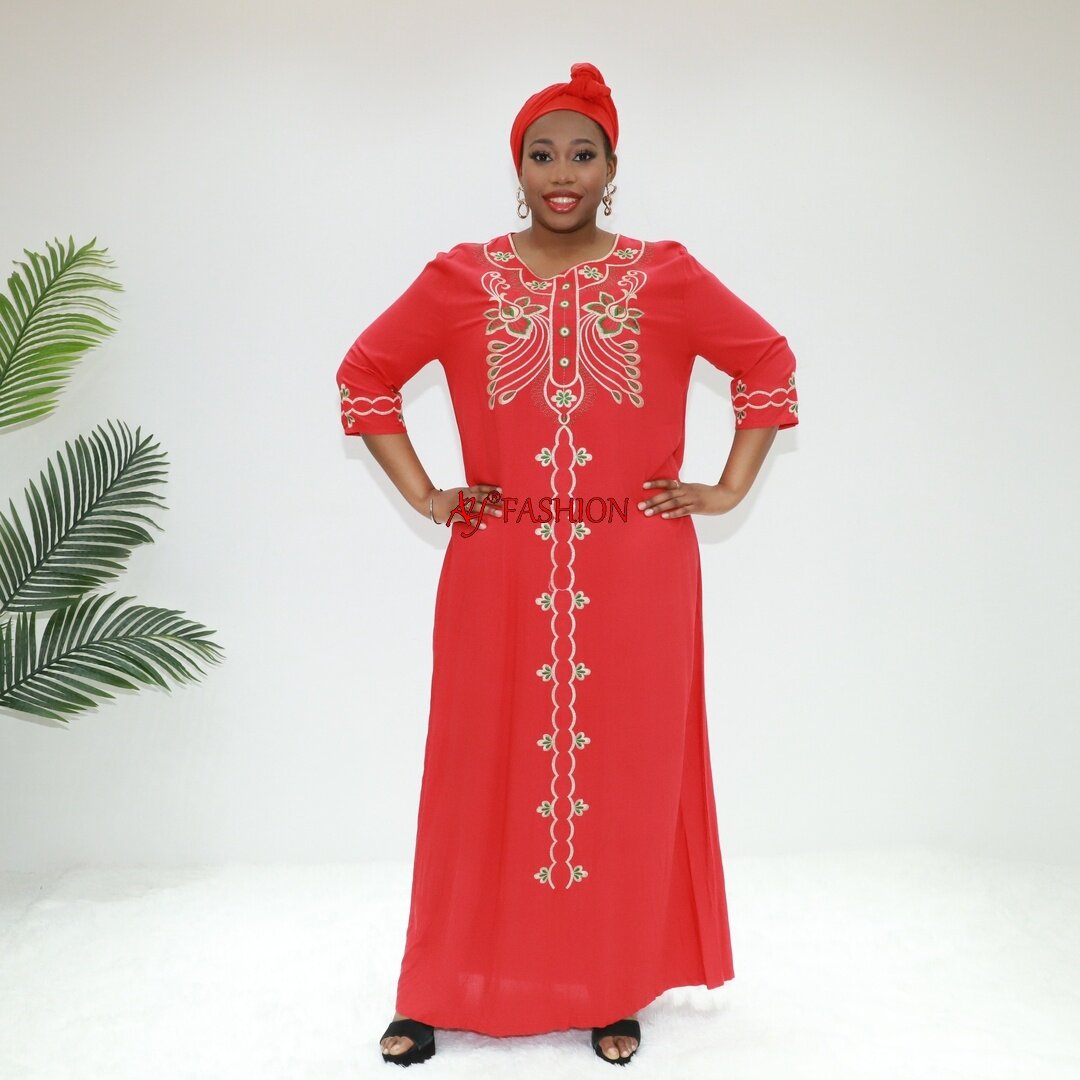 Vestido de mujeres musulmanas Abaya 2023 Dubai Love Sahara SGC23810f Tanzania Kaftan Boubou