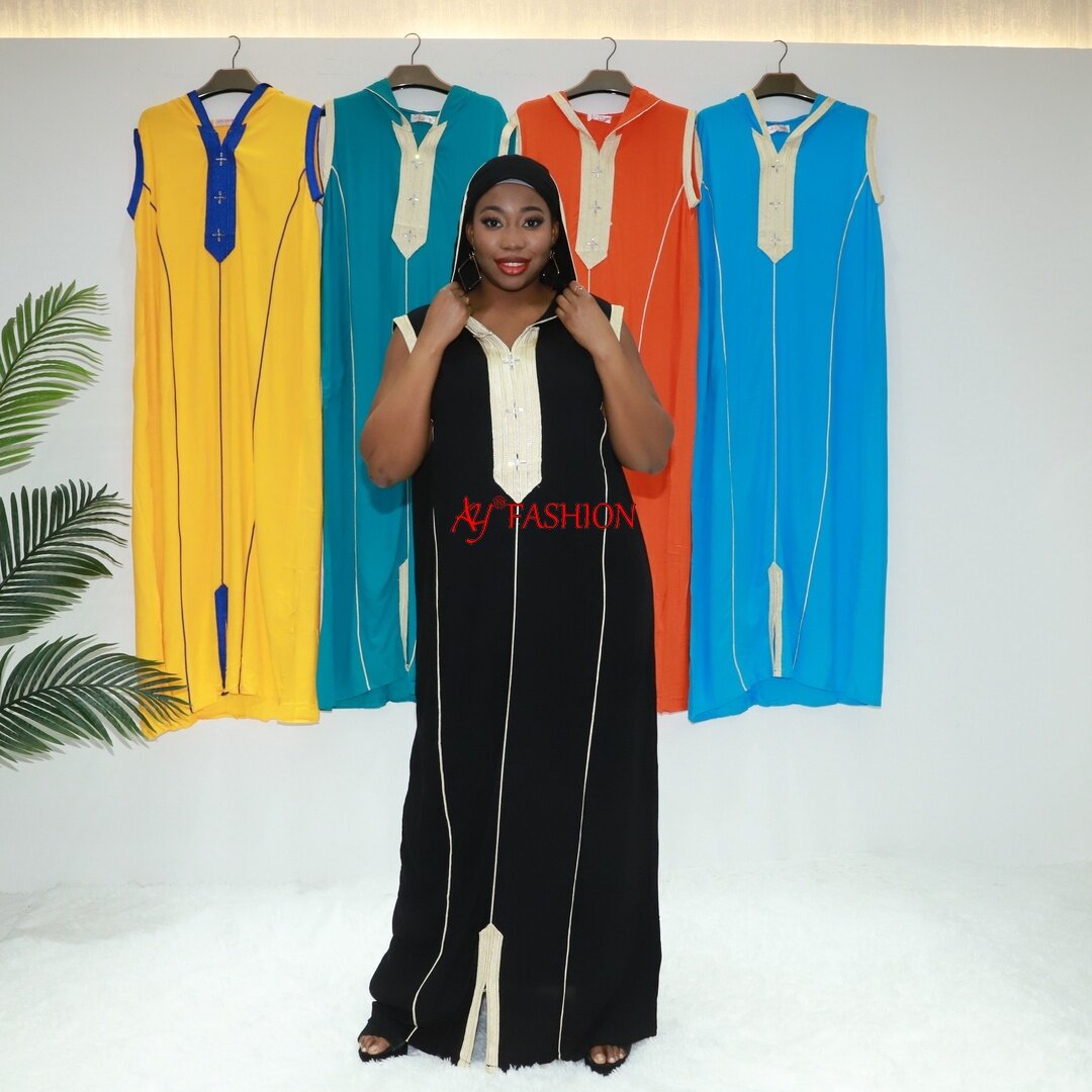 무슬림 의류 Shara Occidental Special 제안 사랑 Sahara Sta13180y Abidjan Abaya Boubou