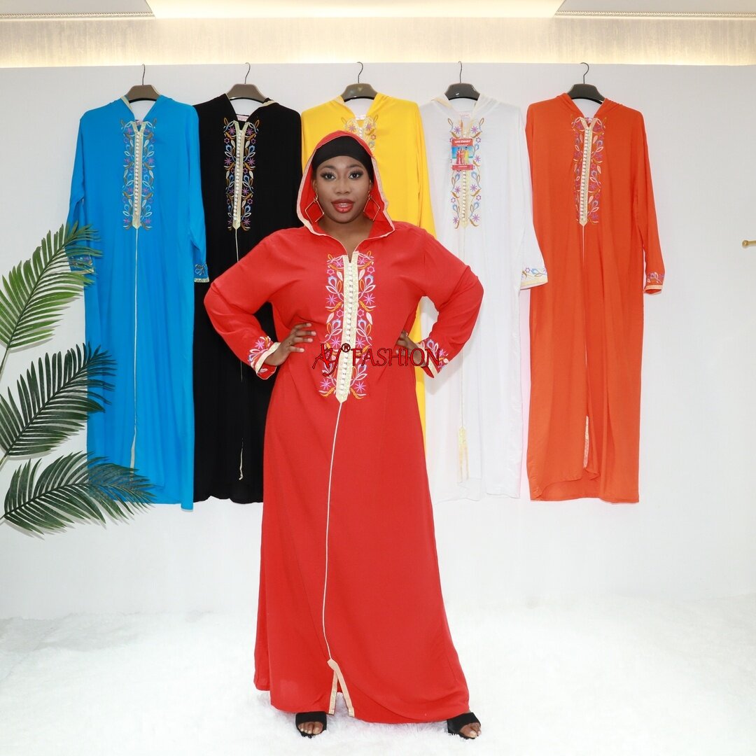 Muslimah Dress Caftan Moroccan Sta1472 Congo Fashion Africa Vestido impreso