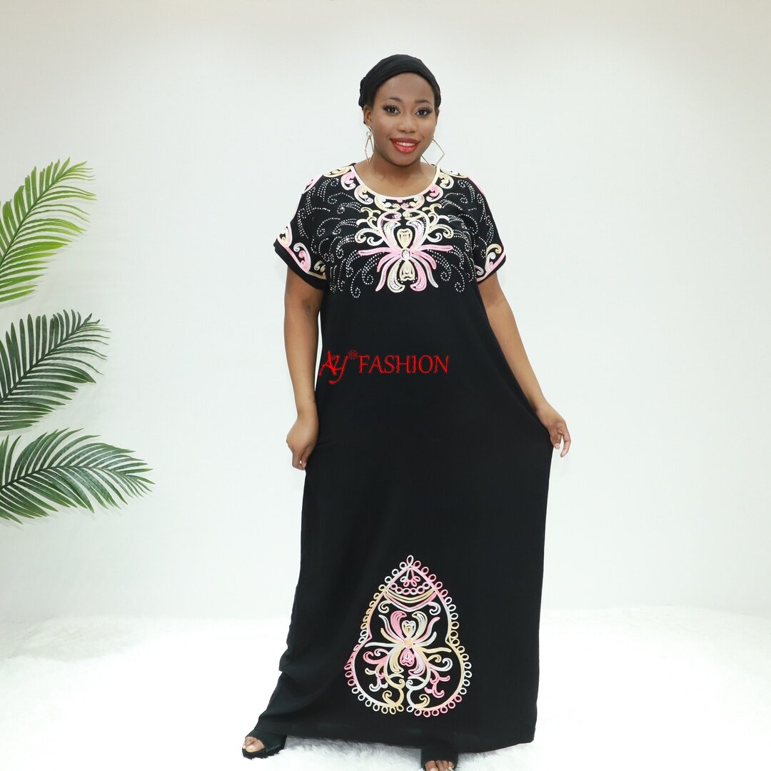 Africa Dress Stones para Abaya Sta2551f Nigéria Caftan Boubou