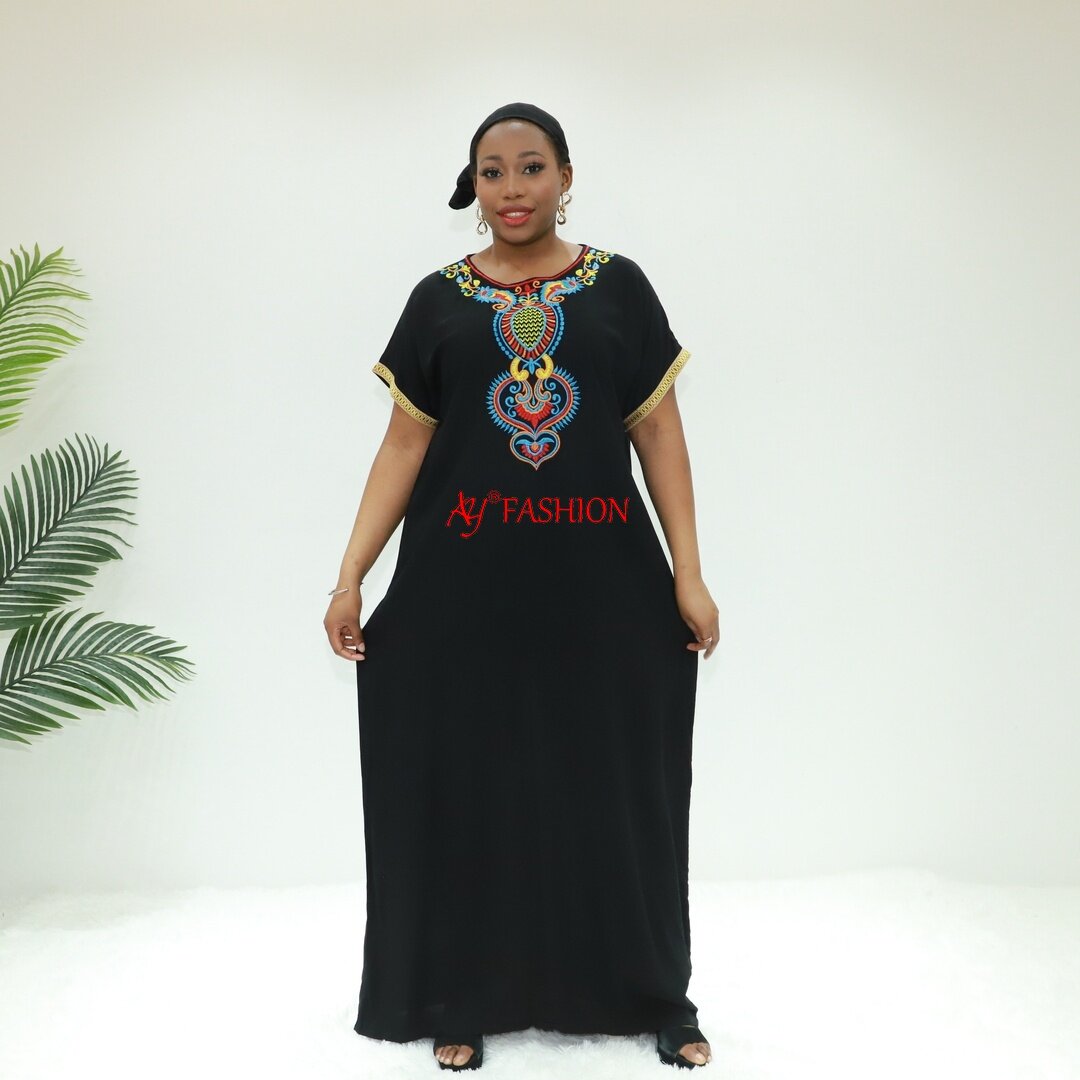 Afrika Kleid Abaya Marokkanische Liebe Sahara STA2554F Kamerun Abaya Afrika gedrucktes Kleid