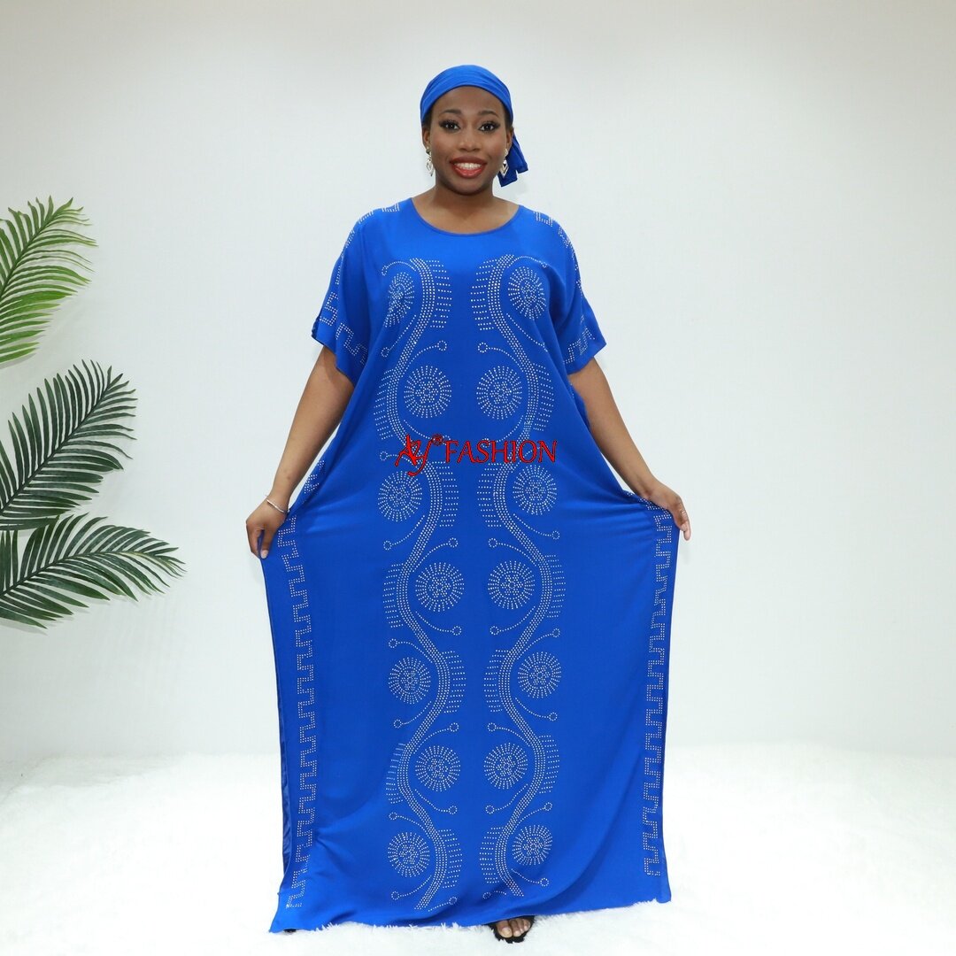 Robes africaines Cleopatra Kaftan précipité Ay Fashion STA2610f CONGO Vêtements Dashiki Robe