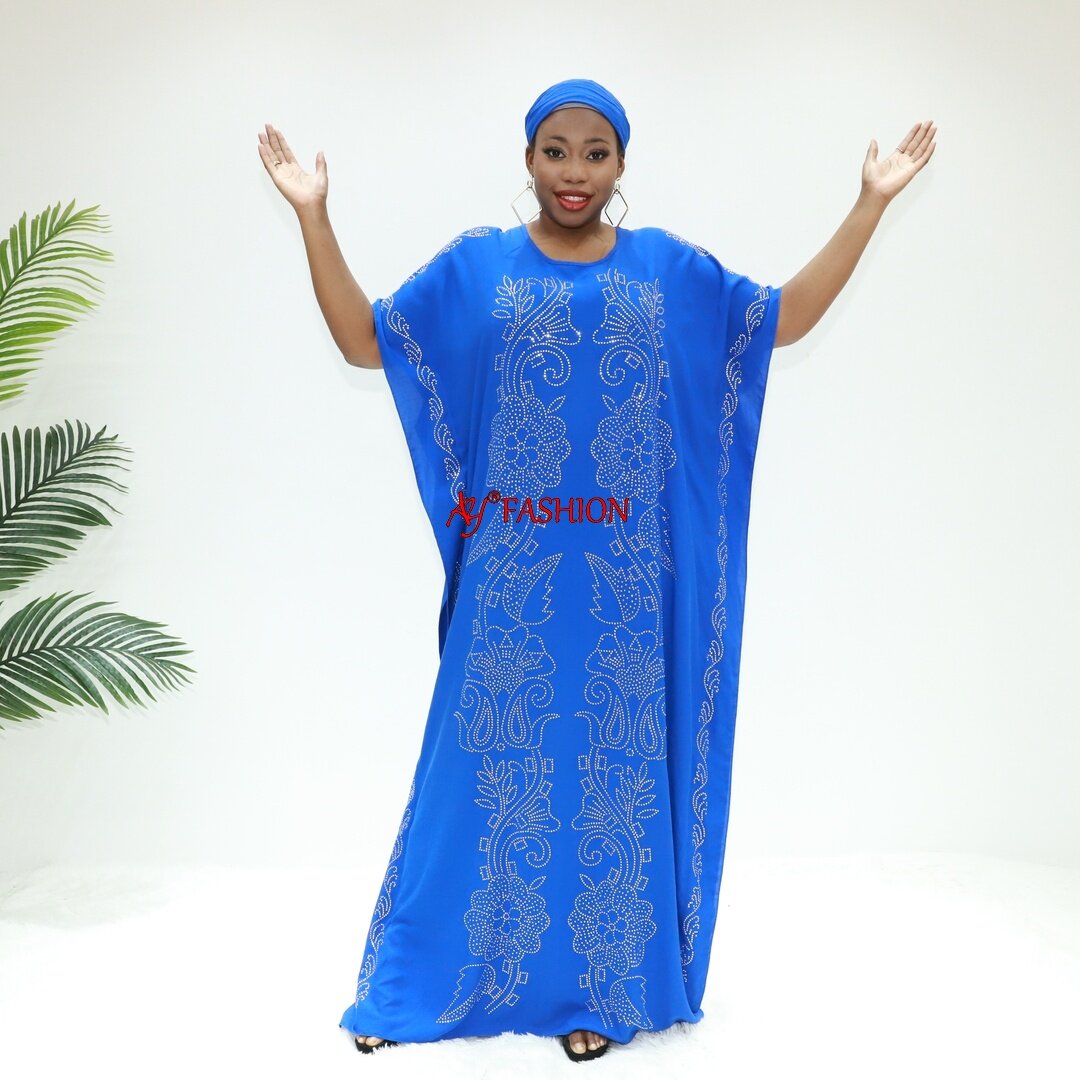 muslim women dress brocade kaftan STA2612F Togo boubou kaftan