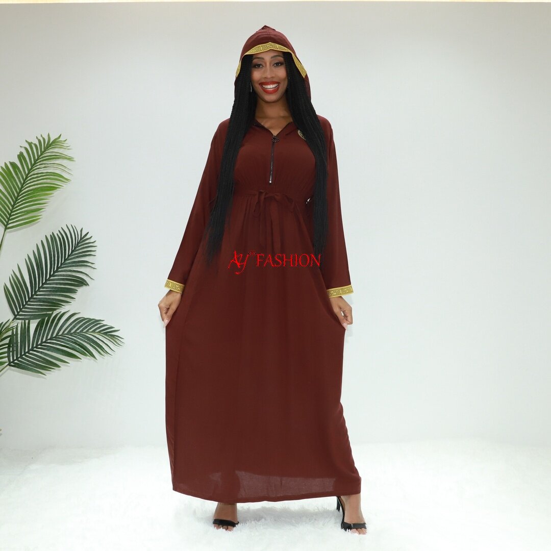 Ethnische Kleidung Saudi Abaya Großhandel Ay Fashion STA2626f Nigeria Boubou Cave