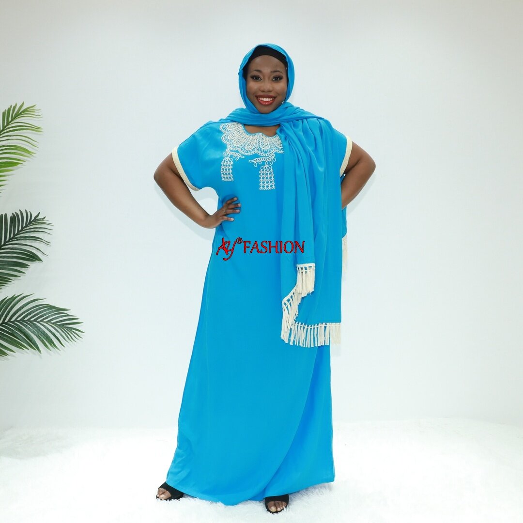 Vêtements africains Nouvelles collections Abaya 2023 Love Sahara STA2629f Cameroun Kaftan Dera