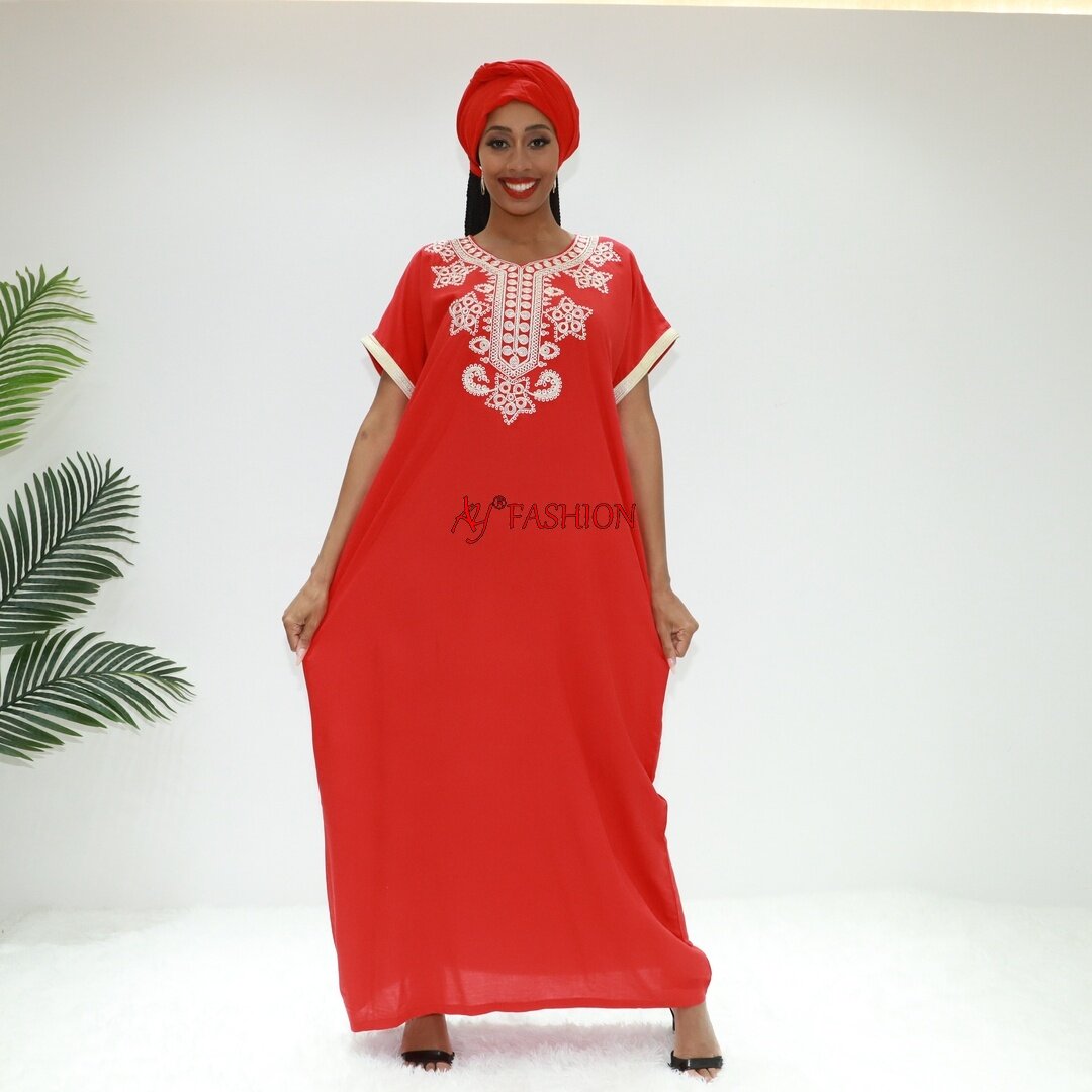 Afrikanische Kleider Abaya Dubai Luxe STA2632f Nigeria Muslim Kleid Afrika gedrucktes Kleid