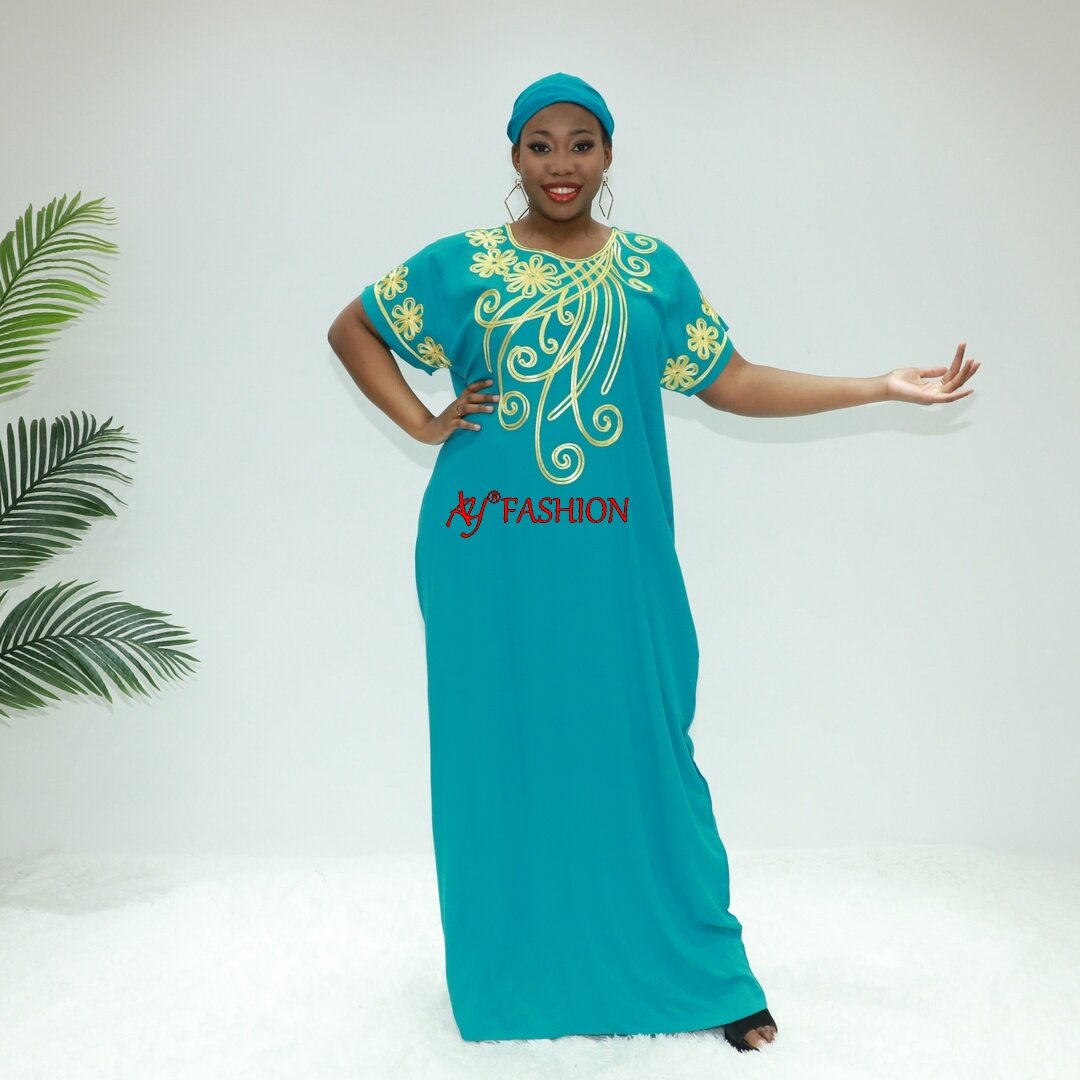 Africa Dress Caftan avec des cristaux Ay Fashion STA2641F Cameroun Abaya Abaya