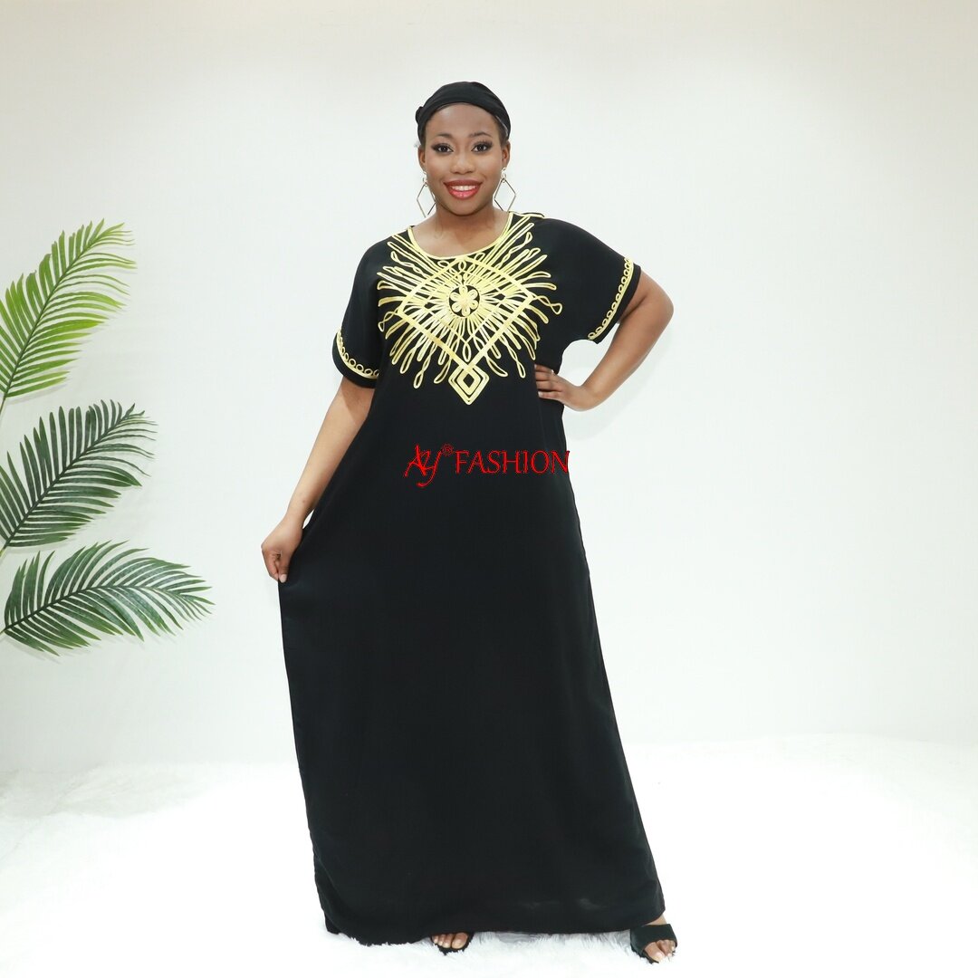 Afrikanische Kleider Araber Abayas Ay Fashion STA2642f Ghana Cave afrika gedrucktes Kleid