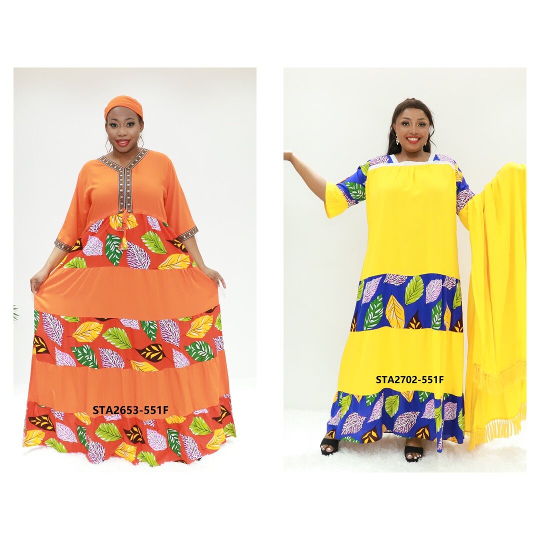 Islamische Kleidung Uturuki Abaya Ay Fashion STA2653-551f Abidjan Boubou Dera