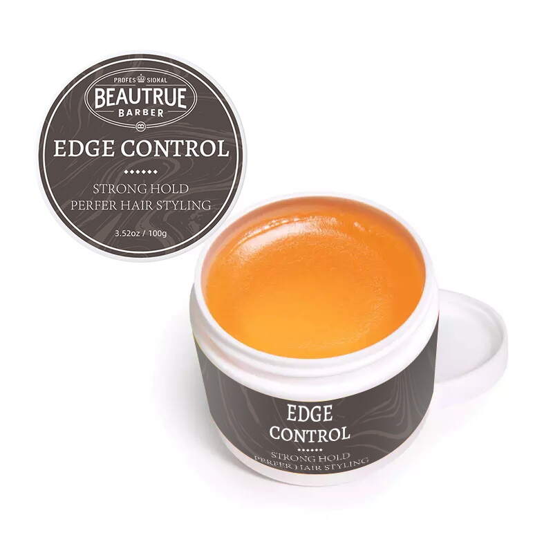 YOUR LOGO Edge Control & Styling Gel 24 Hour Hold No Flakes Itch Free and Smooth Edge