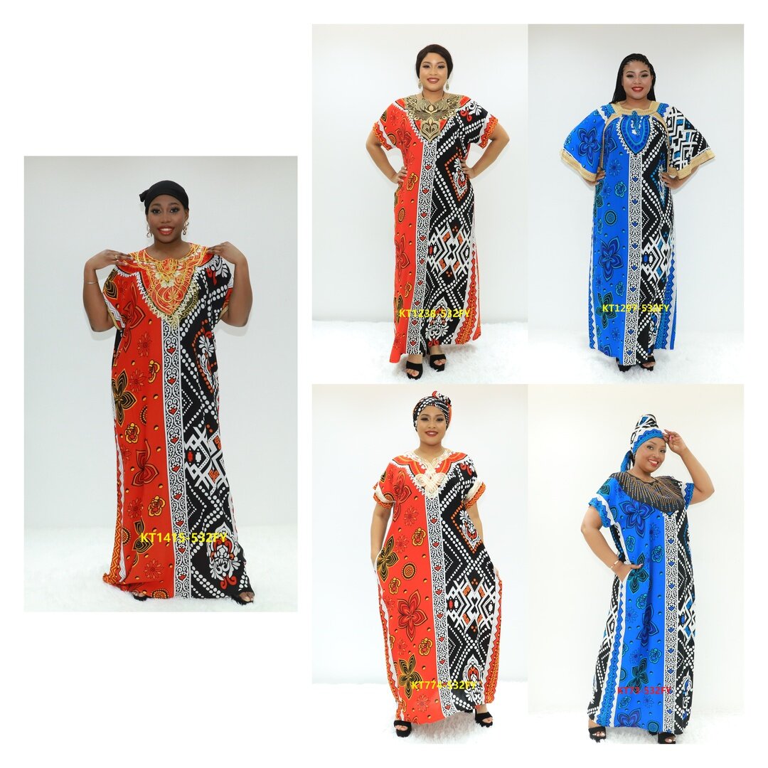 Vestido de África de gran tamaño abaya amor sahara kt1415-532fy togo vestido musulmán kaftan