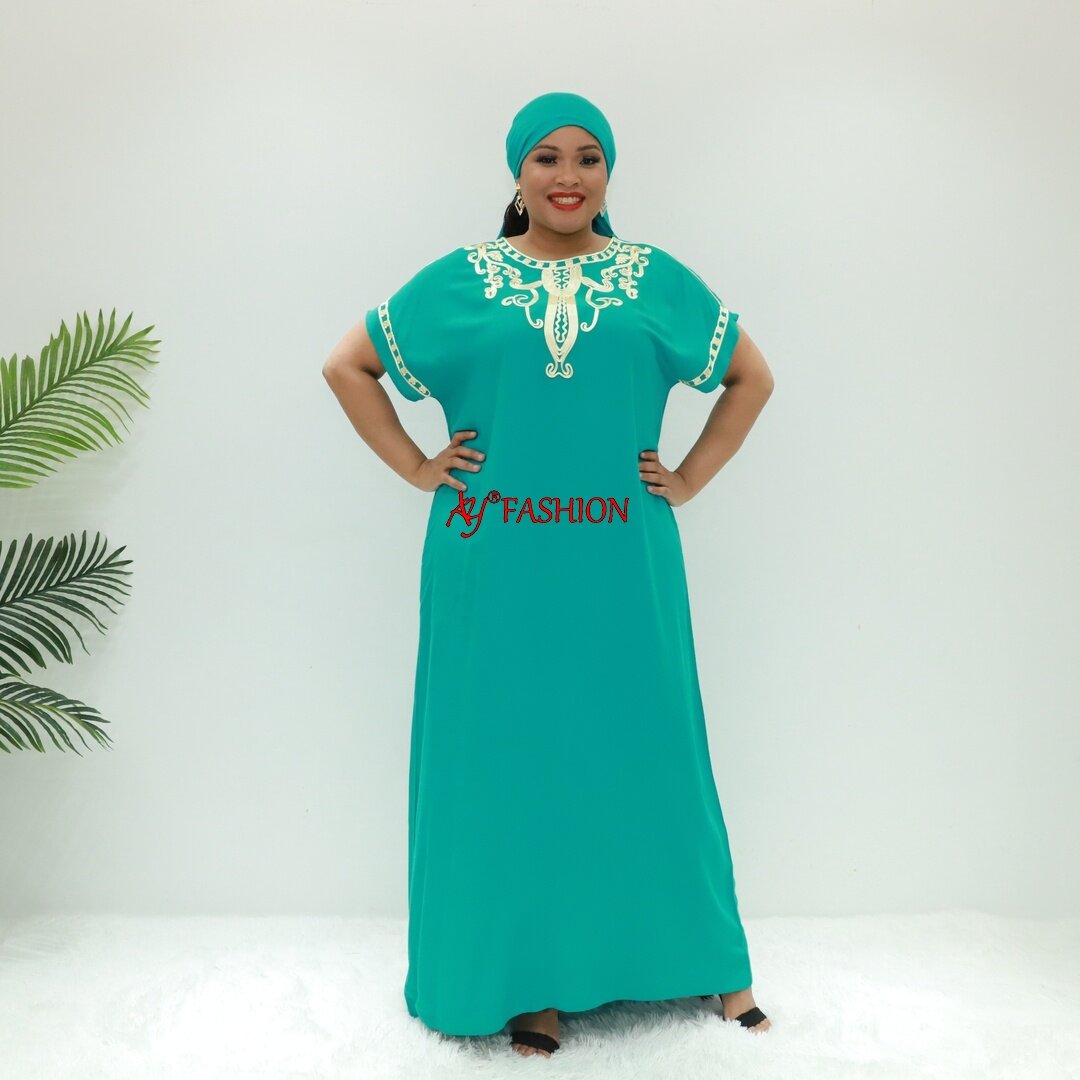 Africa Clothing CR7 Abaya Love Sahara AC339-4F Congo Clothing Dera