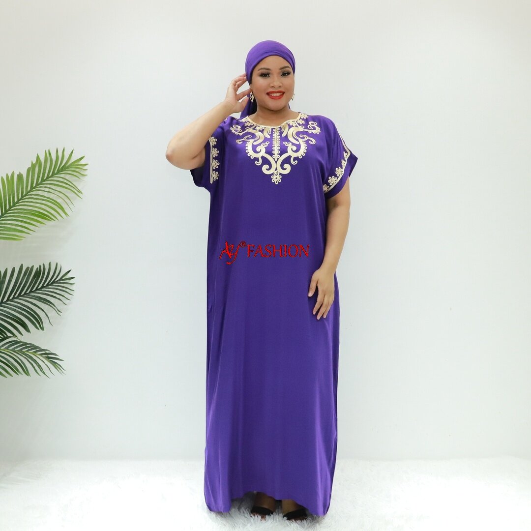 Textile de vêtements africains Abaya Recommander Ay Fashion AC339-9F Congo Abaya Kaftan