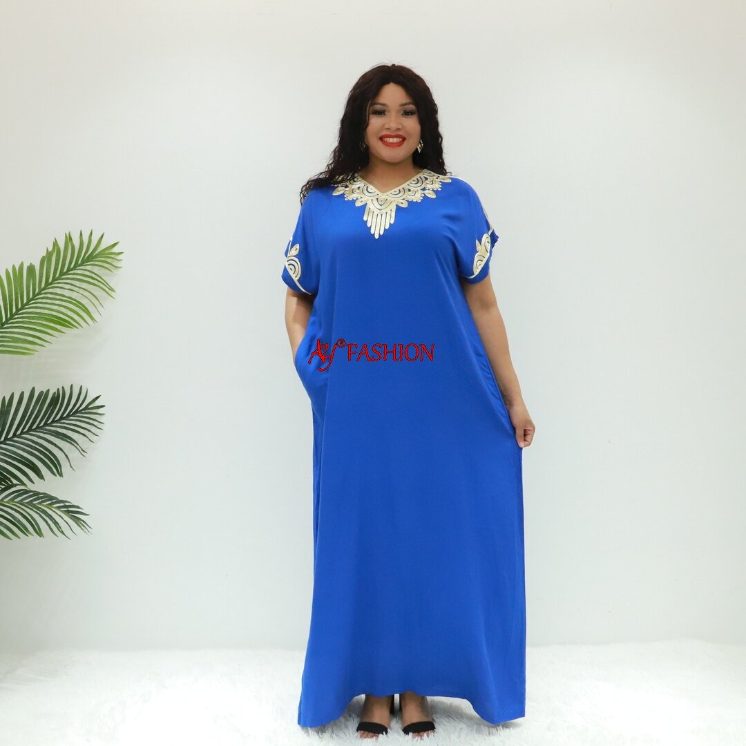 Afrikanische Kleidung hoher Nacken Abaya Ay Fashion AC348-11fy Togo Kleidung Kaftan