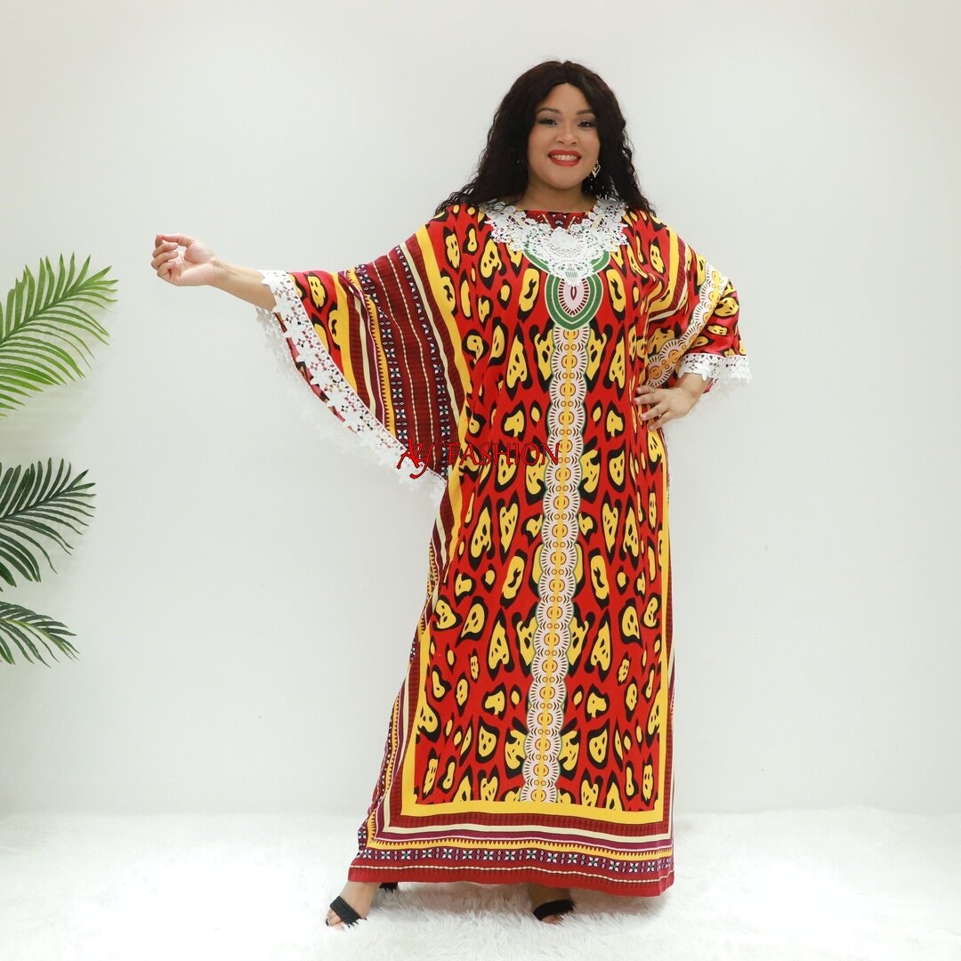 Afrikanische Kleidung weißer Kaftan Liebe Sahara AC8564-A38bs Kamerun Kaftan Dashiki Kleid